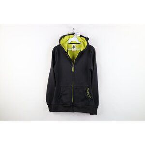 Vintage Y2K Burton Snowboards DryRide Mens Small Distressed Fleece Lined Hoodie